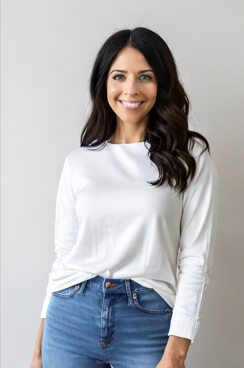 Photo of Michelle, founder of The Michi Method blog, smiling in a white top and jeans.