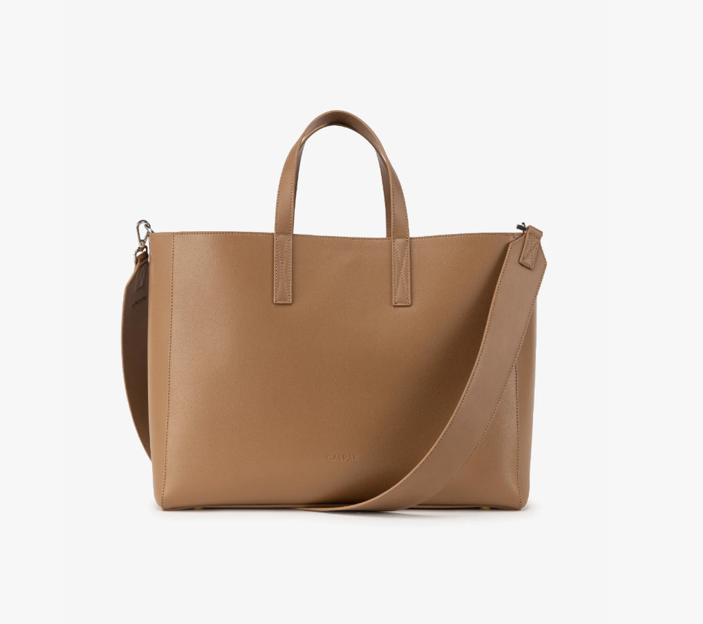 Haven 16" Laptop Tote Bag in Toffee | CALPAK