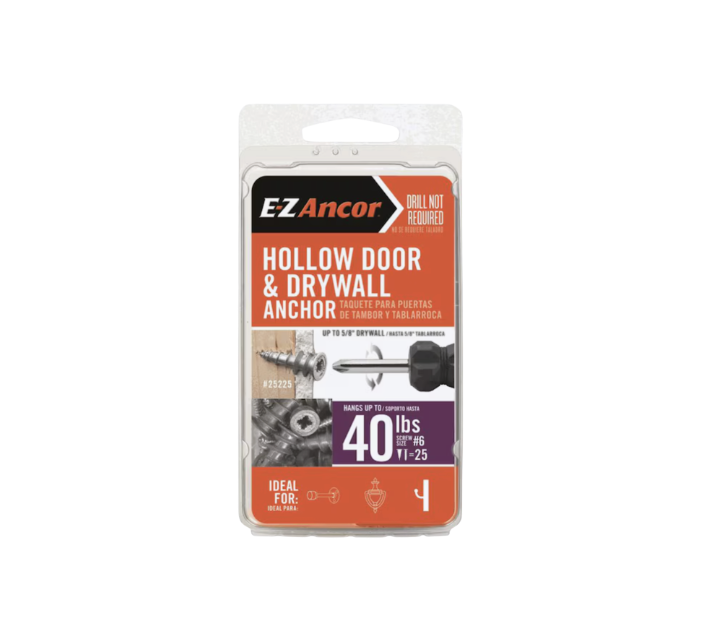 RstyleE-Z Ancor 40-lb #6 x 1-in Self-Drilling Anchors with Screws Included 25 -Pack